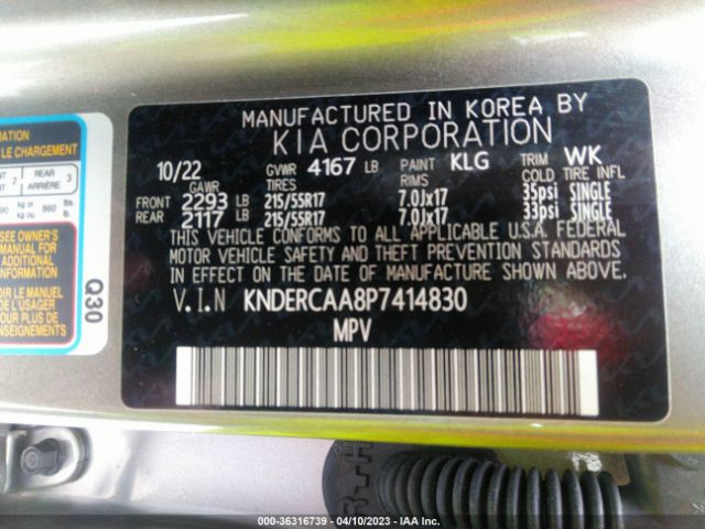 KNDERCAA8P7414830 KIA SELTOS EX