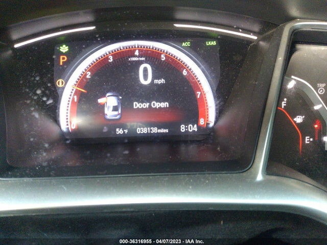 2019 HONDA CIVIC SEDAN SPORT VIN: 2HGFC2F80KH550891