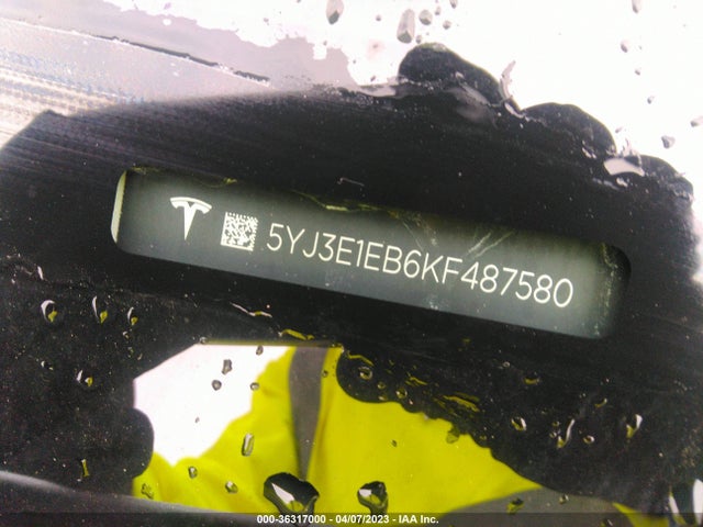 Tesla Model 3 Long Range/performance 2019 5YJ3E1EB6KF487580 Image 10