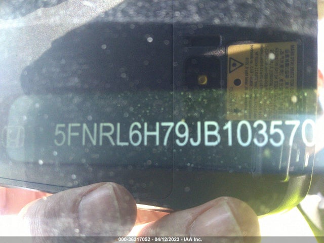 Honda Odyssey Ex-l 2018 5FNRL6H79JB103570 Image 9