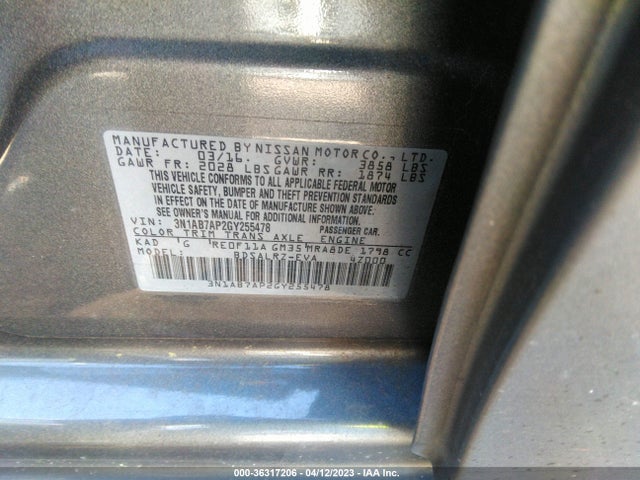 Nissan SENTRA SR 2016 3N1AB7AP2GY255478 Image 10