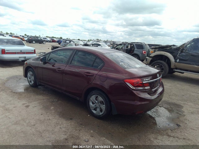 2014 HONDA CIVIC SEDAN LX VIN: 19XFB2F50EE035493