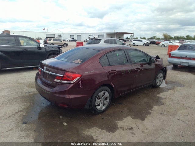 2014 HONDA CIVIC SEDAN LX VIN: 19XFB2F50EE035493