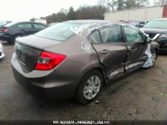 2012 HONDA CIVIC SDN LX VIN: 2HGFB2F5XCH529928