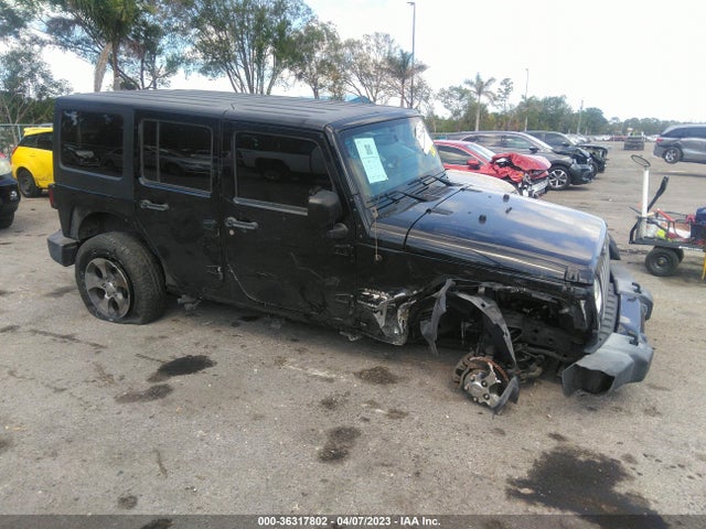 2017 JEEP WRANGLER UNLIMITED SAHARA VIN: 1C4BJWEG1HL621997