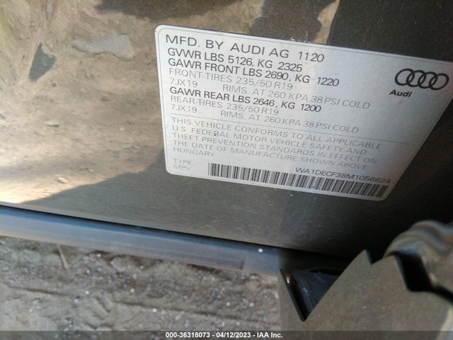 WA1DECF38M1056624 Audi Q3 S Line Premium