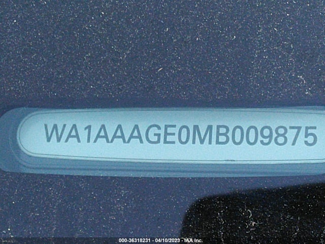 2021 Audi e-tron, VIN: WA1AAAGE0MB009875