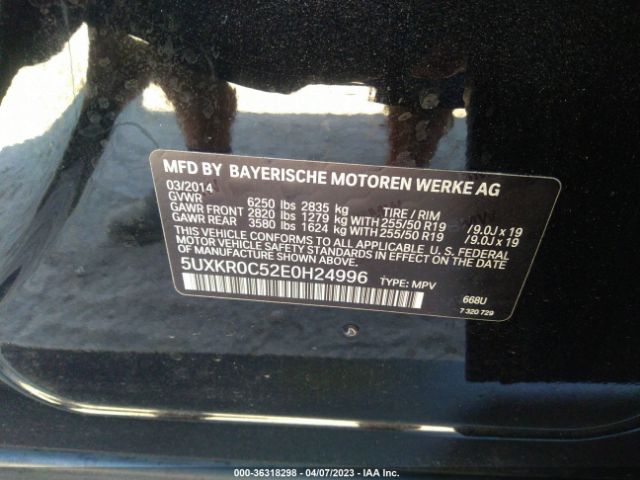 5UXKR0C52E0H24996 BMW X5 Xdrive35i
