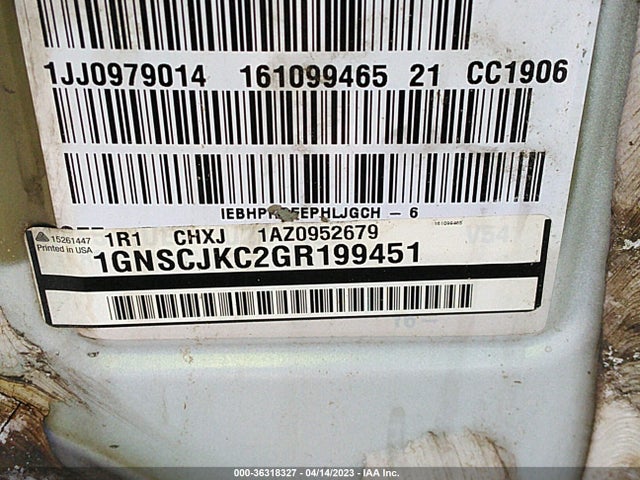 Chevrolet Suburban Ltz 2016 1GNSCJKC2GR199451 Image 9