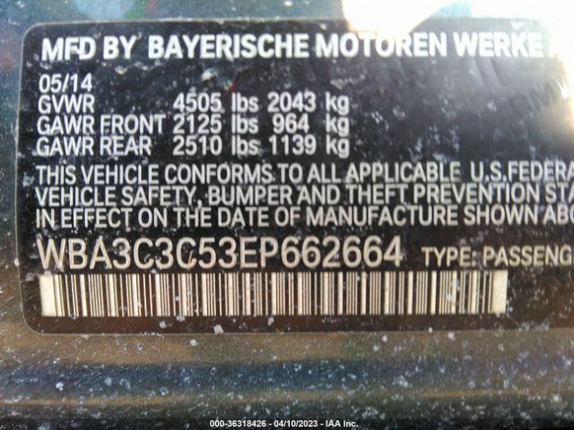 WBA3C3C53EP662664 BMW 3 Series 320i Xdrive