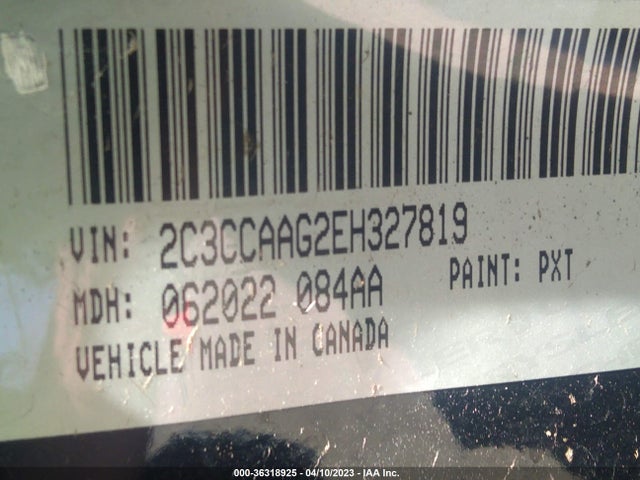 2014 CHRYSLER 300 UPTOWN EDITION VIN: 2C3CCAAG2EH327819