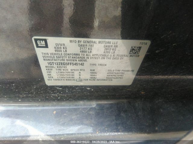 1GT12ZEG5FF545142 GMC Sierra 2500hd Slt