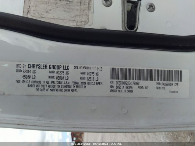 2C3CDXBG1EH170962 Dodge Charger Se