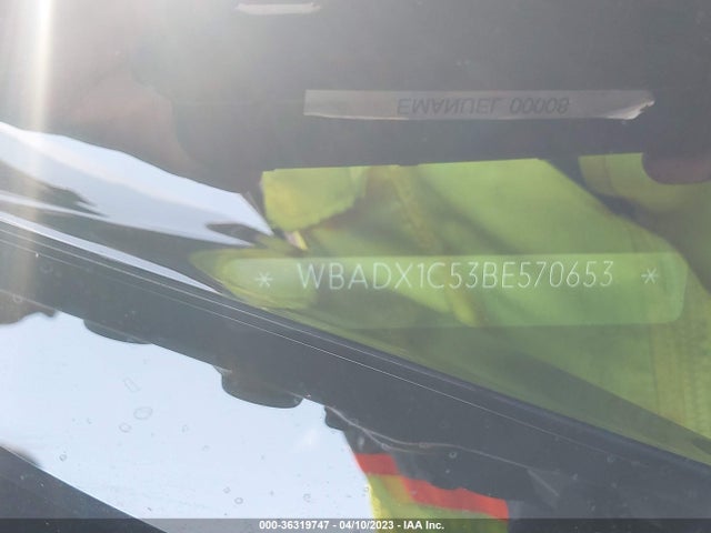 2011 BMW 3 SERIES 335IS VIN: WBADX1C53BE570653
