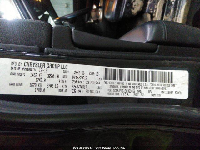1C4RJFAG1EC333459 Jeep Grand Cherokee Laredo
