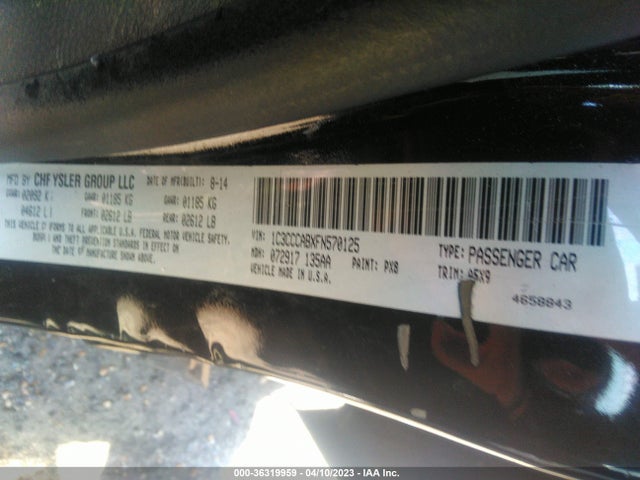 1C3CCCABXFN570125 Chrysler 200 Limited