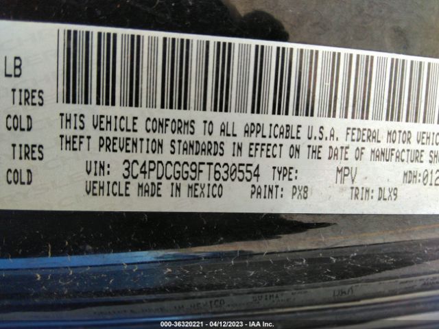 3C4PDCGG9FT630554 Dodge Journey Crossroad