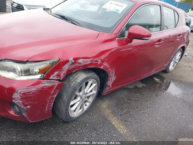 2012 LEXUS CT 200H VIN: JTHKD5BH9C2094996