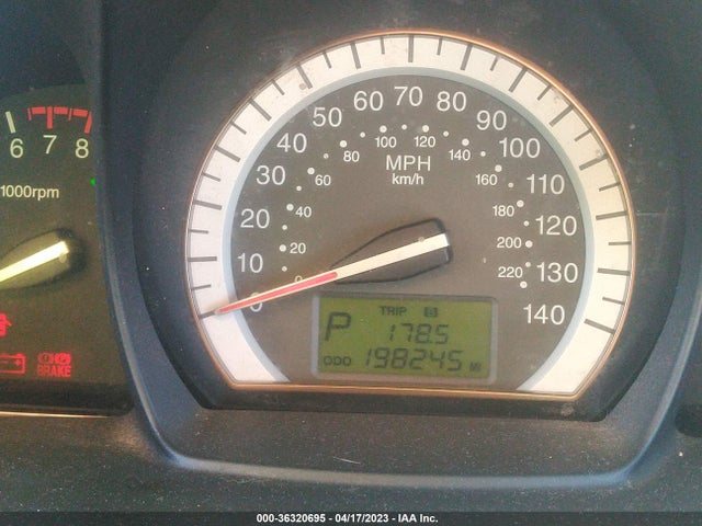 2007 KIA SPECTRA EX VIN: KNAFE121475381062