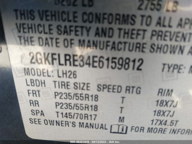2GKFLRE34E6159812 GMC Terrain Sle