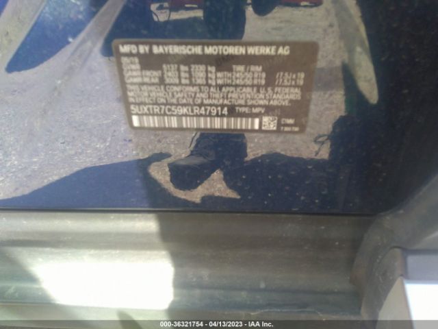 5UXTR7C59KLR47914 BMW X3 Sdrive30i
