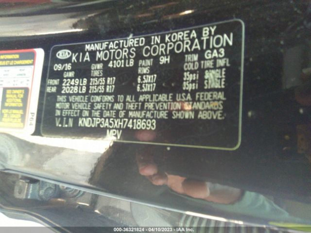 KNDJP3A5XH7418693 KIA SOUL +