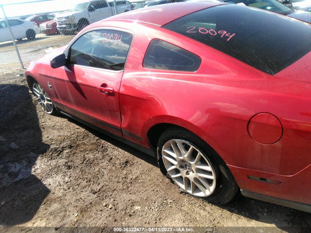 2012 FORD MUSTANG V6 VIN: 1ZVBP8AM3C5271434