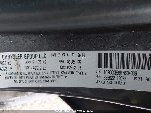 1C3CCCBB8FN594339 Chrysler 200 S