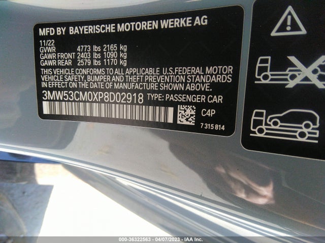 2023 BMW 2 Series, VIN: 3MW53CM0XP8D02918