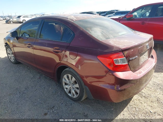 2012 HONDA CIVIC SDN LX VIN: 2HGFB2F51CH544141