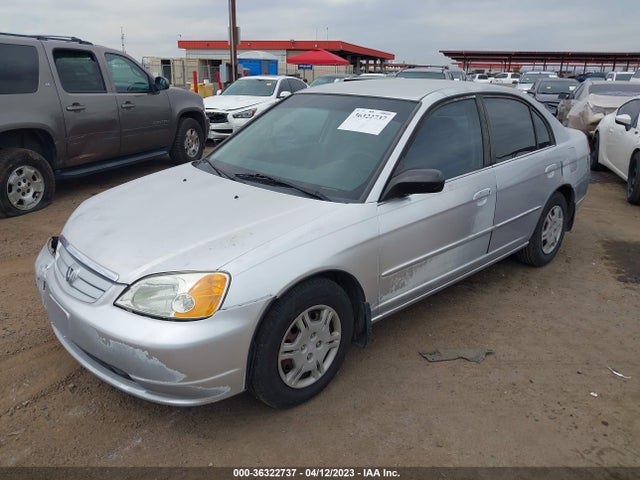 2002 HONDA CIVIC LX VIN: 1HGES15552L048154