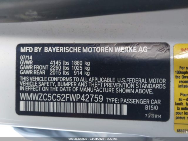 WMWZC5C52FWP42759 Mini Cooper Countryman S