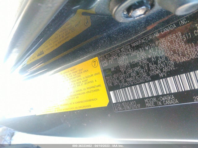 2005 LEXUS RX 330 VIN: 2T2HA31U15C060106