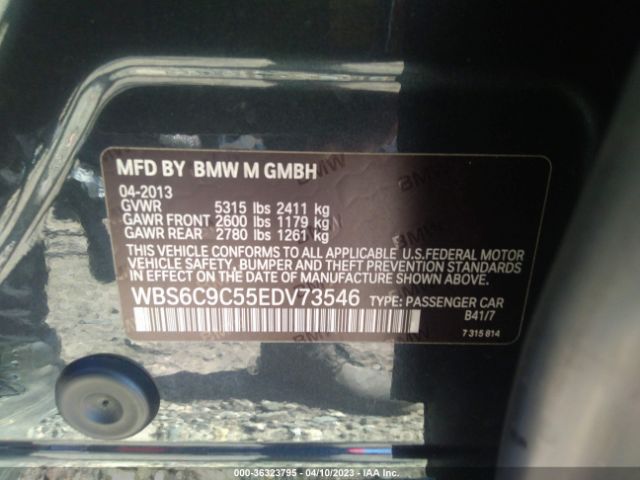 WBS6C9C55EDV73546 BMW M6
