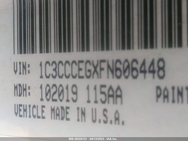 1C3CCCEGXFN606448 Chrysler 200 C