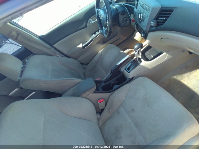 2012 HONDA CIVIC SDN EX VIN: 2HGFB2F8XCH549347