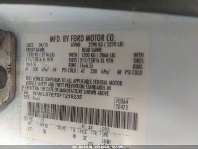 Ford Transit Connect Xl 2015 NM0LS7E75F1219235 Image 9