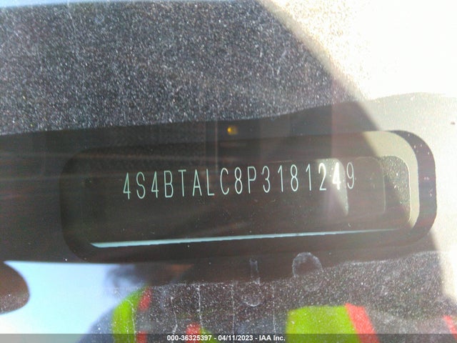 2023 Subaru Outback Onyx Edition მანქანა იყიდება აუქციონზე, vin: 4S4BTALC8P3181249, აუქციონის ნომერი: 36325397