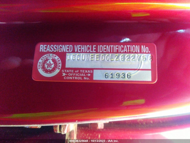 Chevrolet Silverado 1500 Ltz 2020 1GCUWEED0LZ322758 Image 9