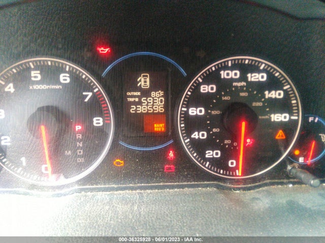 2005 ACURA TSX VIN: JH4CL969X5C013826