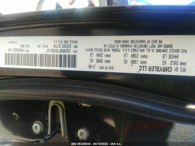 2008 DODGE CALIBER SRT4 VIN: 1B3HB68F78D684107