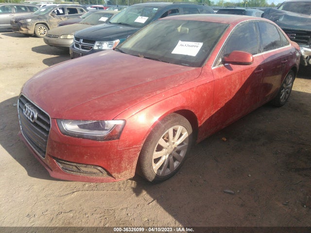 2013 AUDI A4 PREMIUM VIN: WAUAFAFL5DN019773