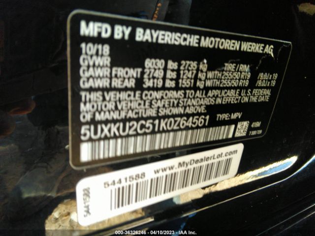 5UXKU2C51K0Z64561 BMW X6 Xdrive35i