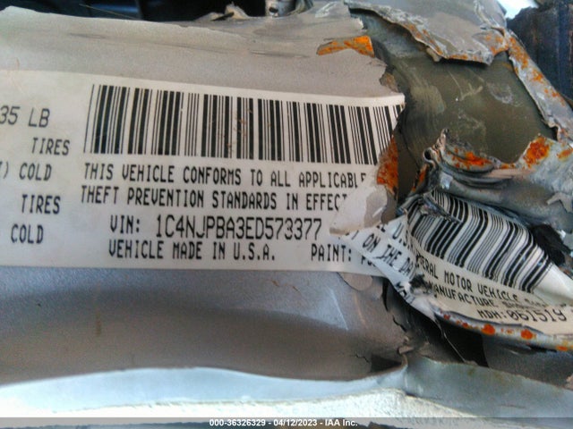 1C4NJPBA3ED573377 Jeep Patriot Sport/altitude