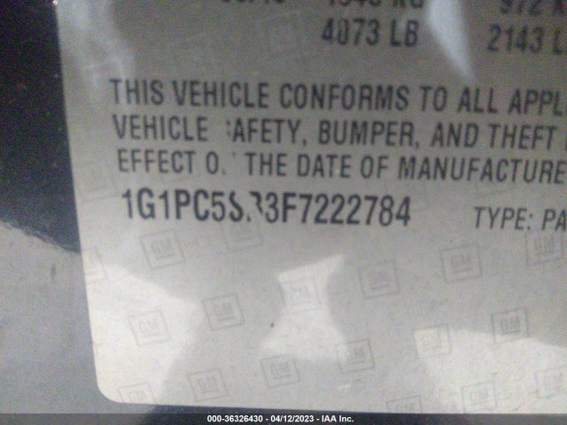 Chevrolet LUV 2015 1G1PC5SB3F7222784 Image 25