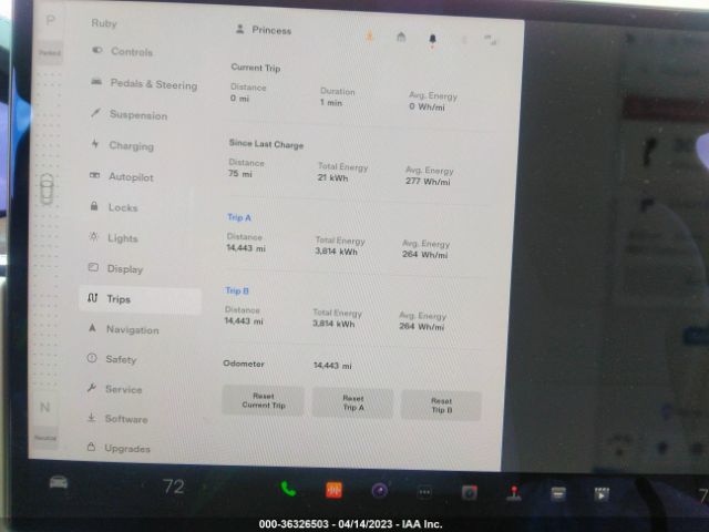 5YJSA1E53NF471763 Tesla MODEL S