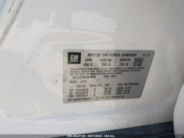 KL4CJCSB6LB048826 Buick Encore Essence