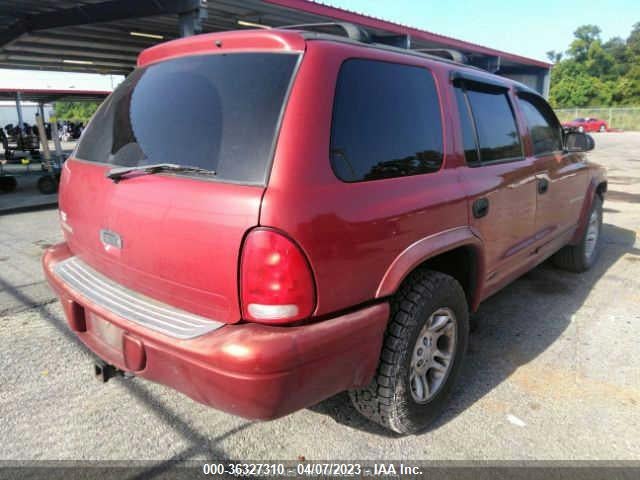 36327310 :رقم المزاد ، 1B4HR28N41F599923 vin ، 2001 Dodge Durango مزاد بيع