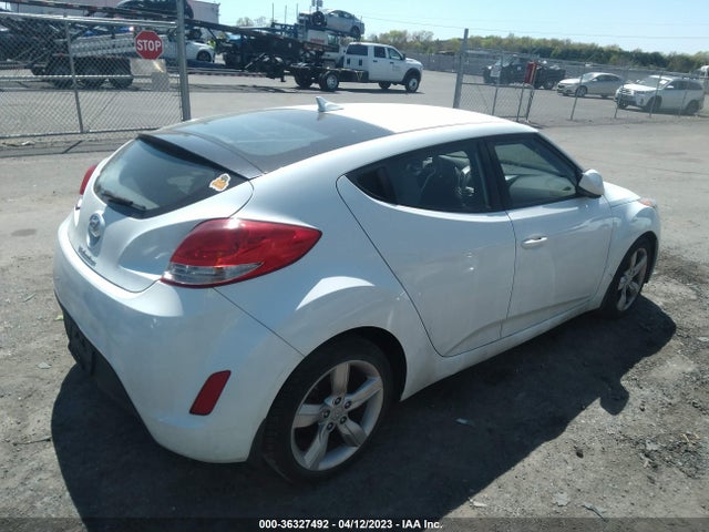 2013 HYUNDAI VELOSTER W/GRAY INT VIN: KMHTC6AD1DU096434
