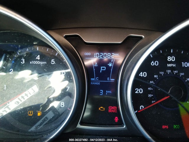 2013 HYUNDAI VELOSTER W/GRAY INT VIN: KMHTC6AD1DU096434